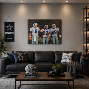 Astronaut NFL Inspired Canvas Wall Art