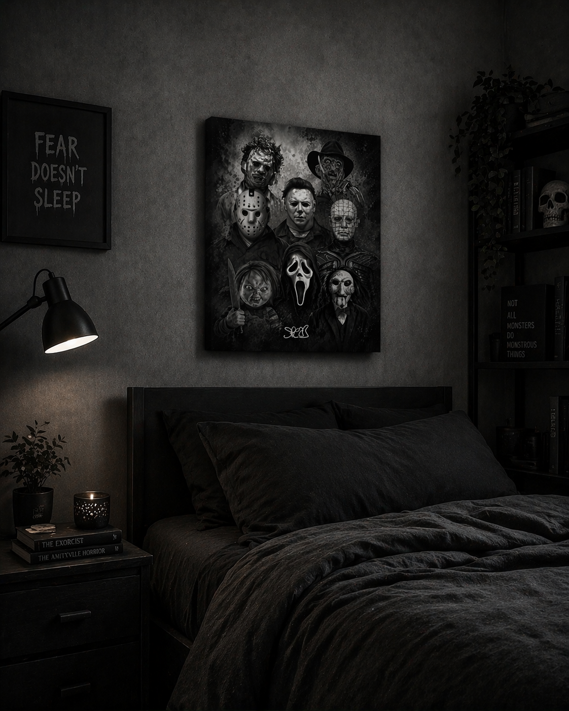 Horror Legends – Iconic Slasher Villains Wall Art - Image 2